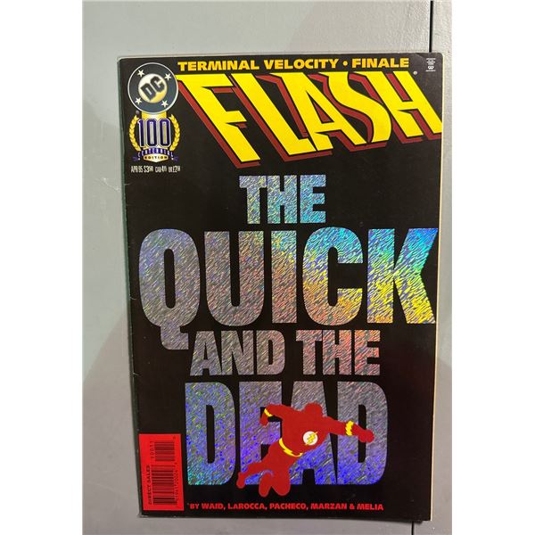 The Flash #100 (1995, DC) Terminal Velocity Finale, Holographic Cover