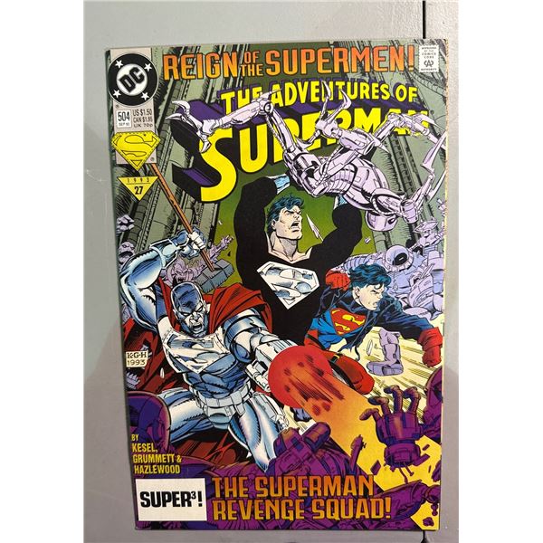 The Adventures of Superman #504 (1993, DC) Reign of the Supermen! Comic