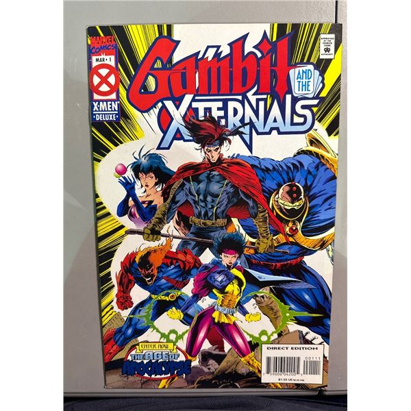 Gambit and the X-Ternals #1 (Mar 1995, Marvel) Age of Apocalypse Direct Ed.