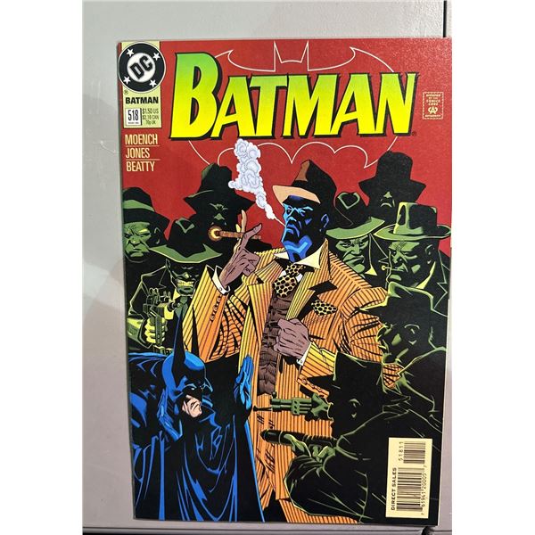 Batman #518 (DC Comics, 1995) Black Mask: The Spidered Face