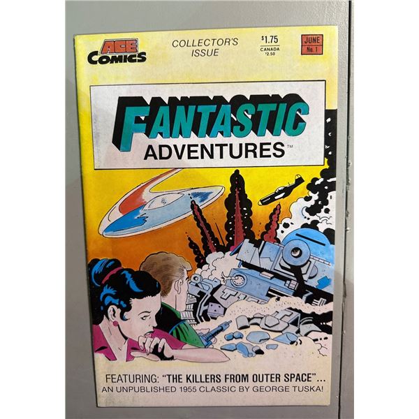 Fantastic Adventures #1 Collector's Issue (Ace Comics, 1987) George Tuska