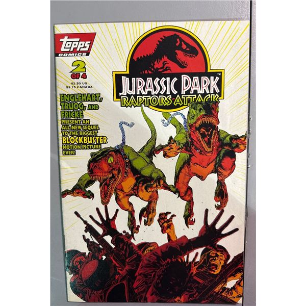 Jurassic Park: Raptors Attack #2 (Topps Comics, 1994) Englehart/Truog