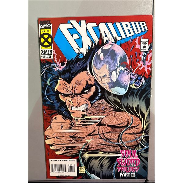 Excalibur #85 (Marvel, 1/95) Soul Sword Trilogy Pt. 3 - X-Men Deluxe