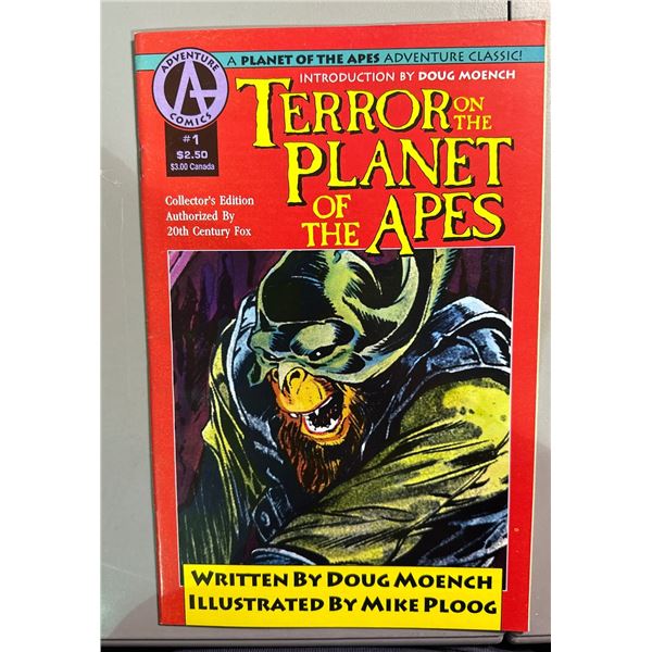 Terror on the Planet of the Apes #1 Comic (Adventure Comics, 1991)