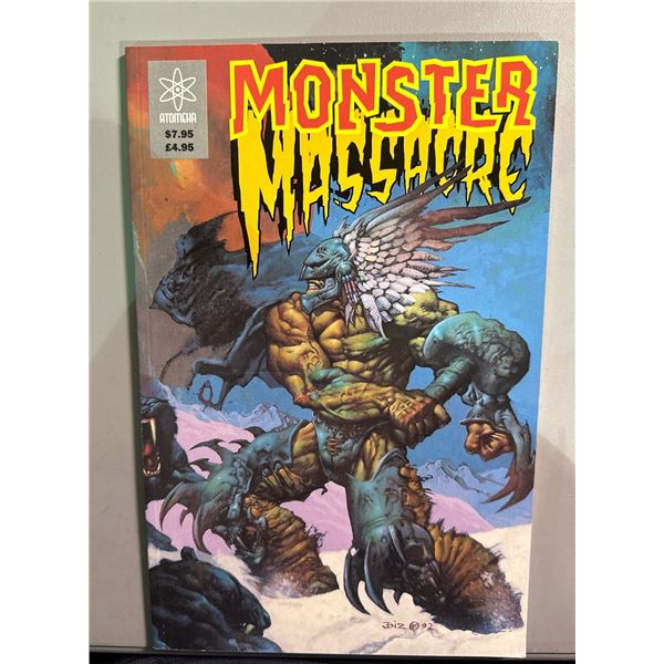 Monster Massacre Graphic Novel (1993 Atomeka) Simon Bisley, James O'Barr