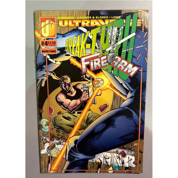 Firearm #4 (Malibu Comics, 1993) Ultraverse Break-Thru Crossover Event