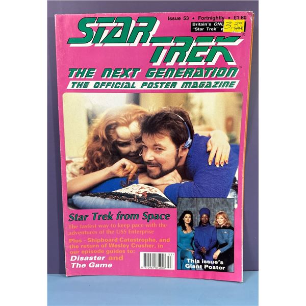 Star Trek The Next Generation The Official Poster Magazine Issue #53 (1993)