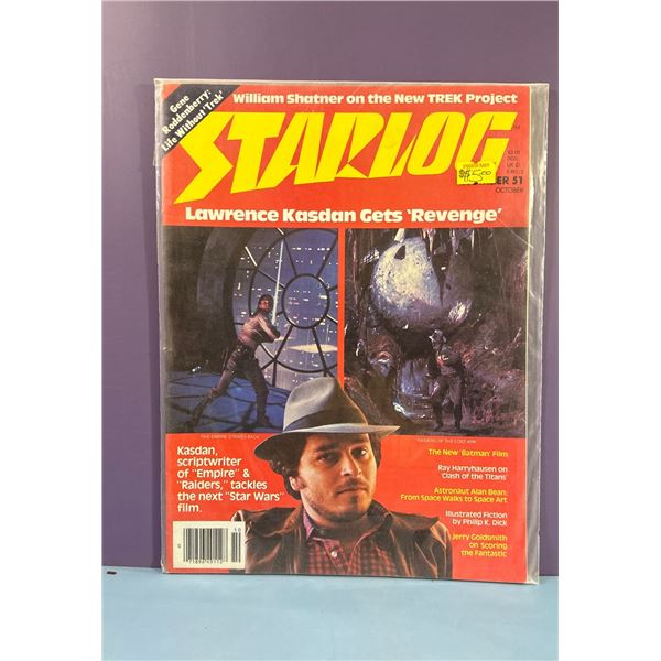 Starlog Magazine #51 Oct 1981 Shatner/Star Trek, Kasdan/Star Wars