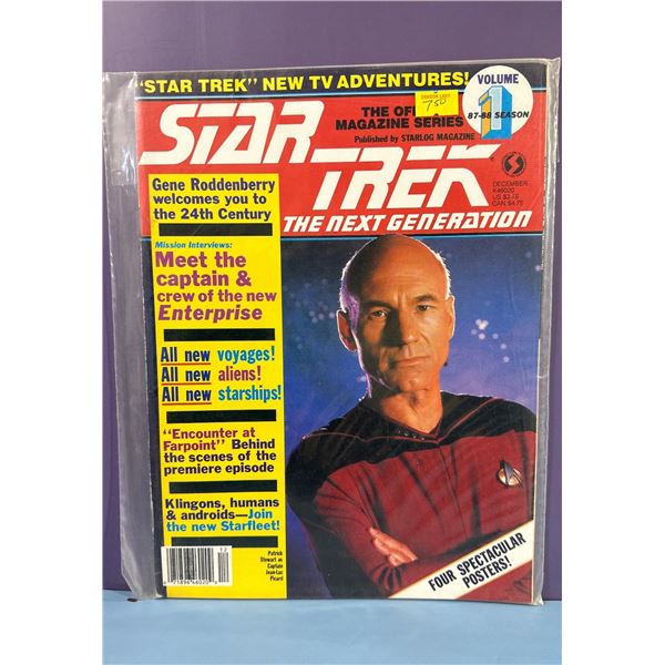 Star Trek The Next Generation Official Magazine Series Vol 1 Starlog 1987