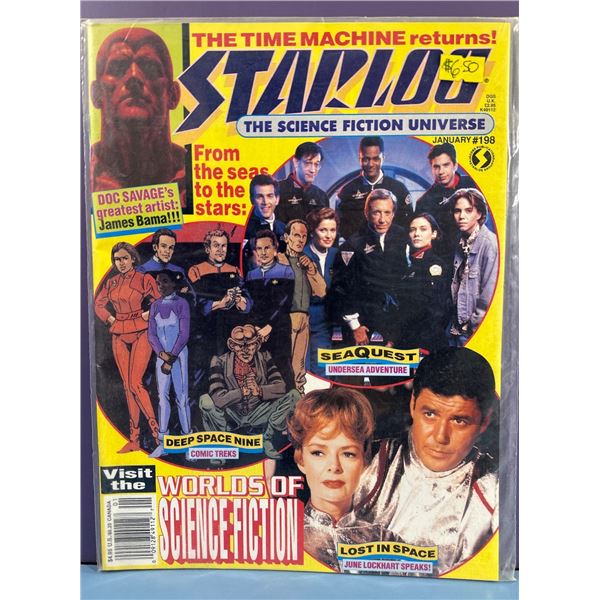 Starlog Magazine #198 Jan 1994 Seaquest, Deep Space Nine, Lost in Space