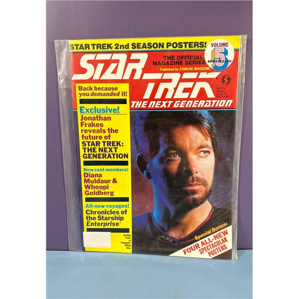 Star Trek The Next Generation Official Magazine Vol 5 88-89 Season w/Posters