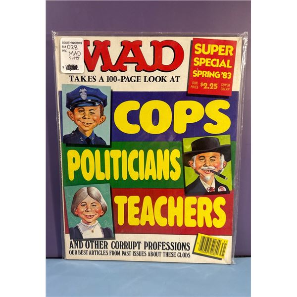 MAD Magazine Super Special Spring '83 Cops, Politicians