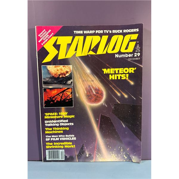 Starlog Magazine #29 Dec 1979 Meteor Hits, Buck Rogers, Space 1999