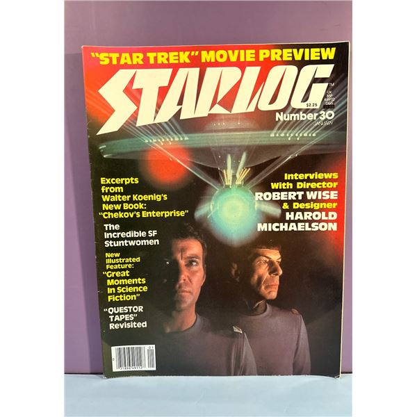 Starlog Magazine #30 Jan 1980 Star Trek Movie Preview Robert Wise Interview