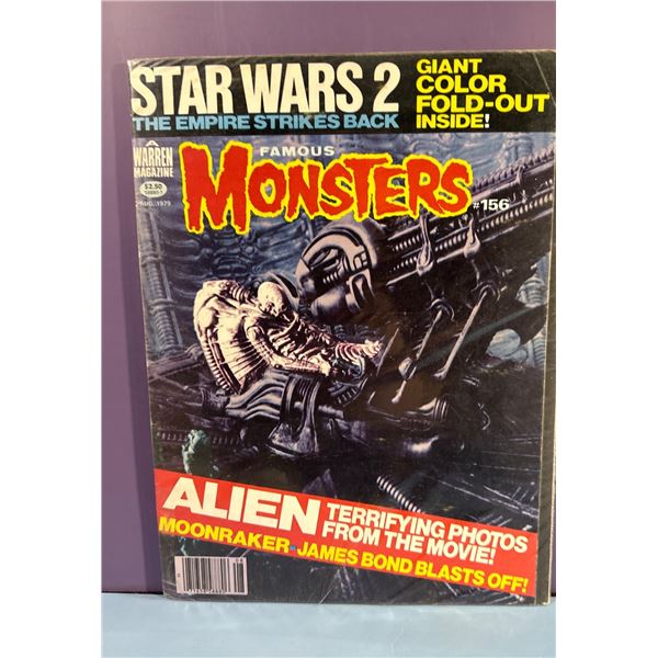 Famous Monsters Magazine Alien, Star Wars Empire Strikes Back (Aug 1979)