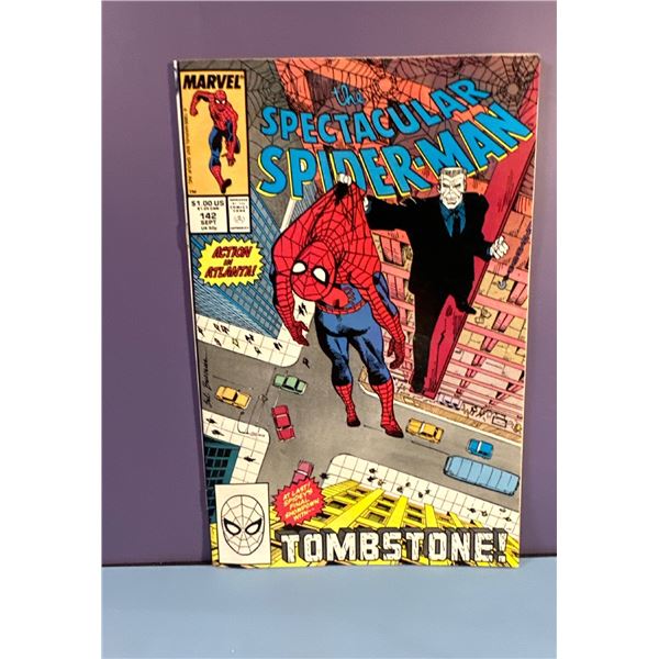 The Spectacular Spider-Man #142 (Marvel, 1988) Tombstone Showdown