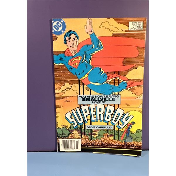 The New Adventures of Superboy #51 (DC Comics, 1984) Frank Miller Cover