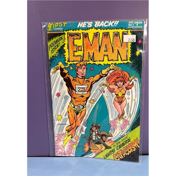 E-Man #1 (First Comics, 1982) Premiere Issue - Joe Staton
