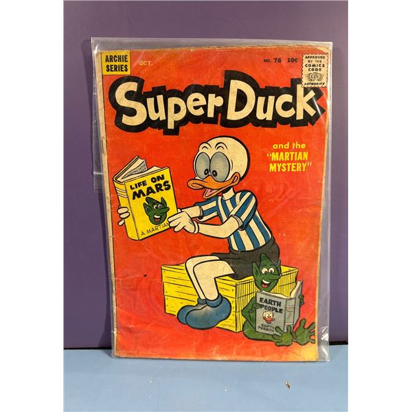 Super Duck #76 Archie Series Comic Book (Oct, 1957) Martian Mystery