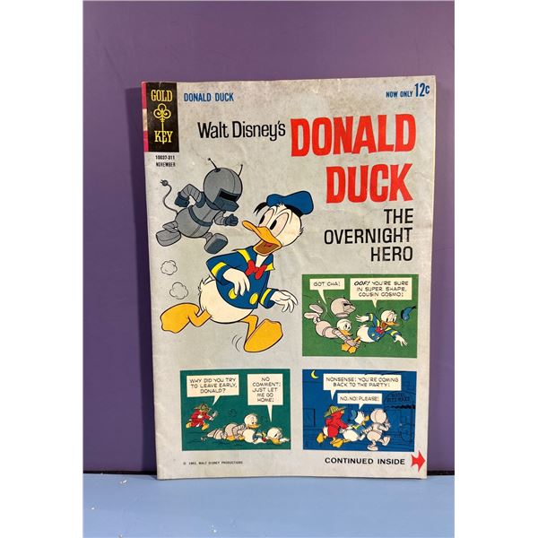 Walt Disney's Donald Duck #91 The Overnight Hero Comic (Gold Key, 1963)
