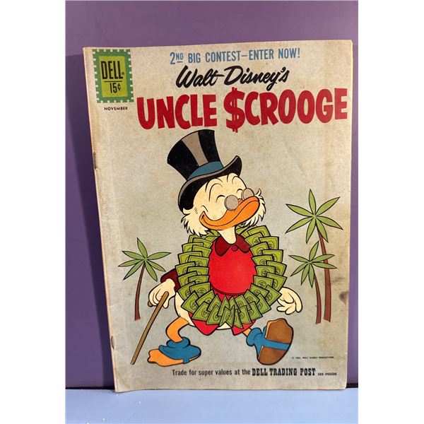 1961 Dell Walt Disney's Uncle Scrooge #35 Comic - 1st Magica De Spell