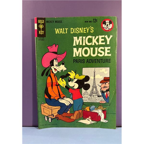 1963 Gold Key Walt Disney's Mickey Mouse Paris Adventure Comic (10027-309)