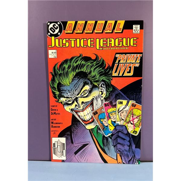 Justice League International Annual #2 (1990) DC Comics Joker Cover