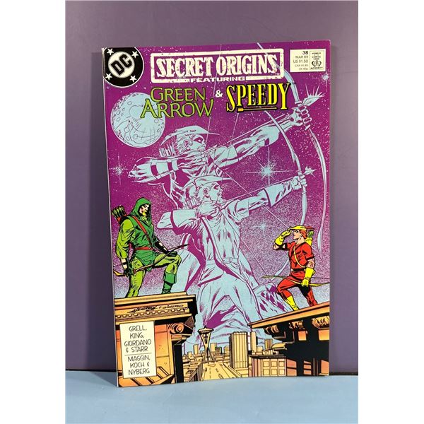 Secret Origins #38 (DC Comics, 3/89) Featuring Green Arrow & Speedy