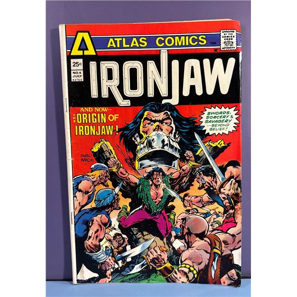 Ironjaw #4 (Atlas Comics, 1975) The Origin of Ironjaw! Pablo Marcos Art