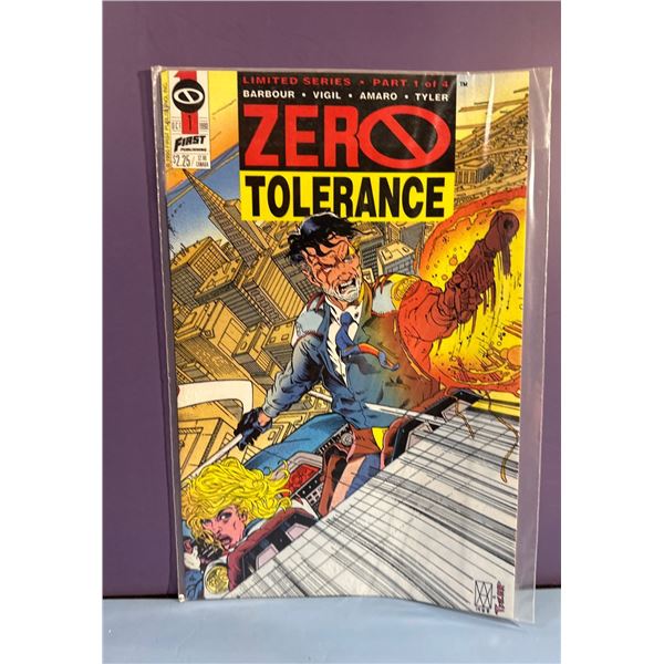 Zero Tolerance #1 (First Comics, 10/90) Limited Series Part 1 of 4