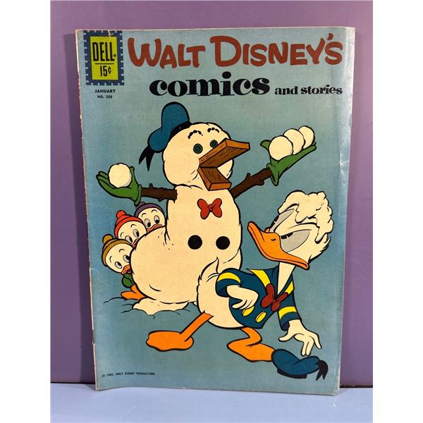 Walt Disney's Comics and Stories #256 (Dell, 1962) Donald Duck Snowman