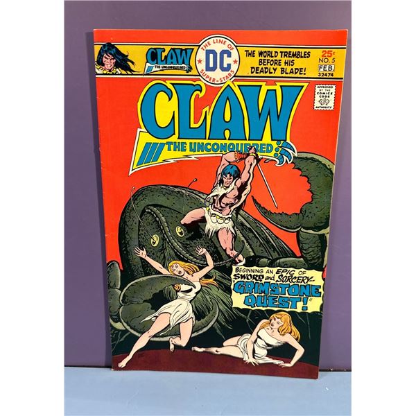 Claw the Unconquered #5 (DC Comics, 2/76) Sword and Sorcery Grimstone Quest!