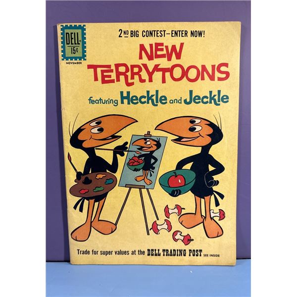 New Terrytoons #6 ft. Heckle and Jeckle (Dell, 1961) 15Â¢ Cover Price