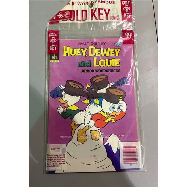 Gold Key Comics 2-Pack Huey, Dewey & Louie / Scamp Sealed Bag 1979