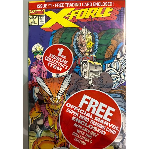 X-Force #1 (Marvel, 1991) 1st Issue Collector's Ed w/ Trading Card