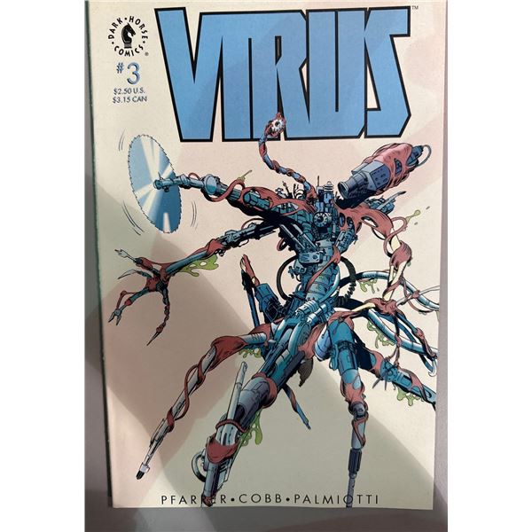 Virus #3 (Dark Horse Comics, 1993) Pfarrer-Cobb-Palmiotti Art