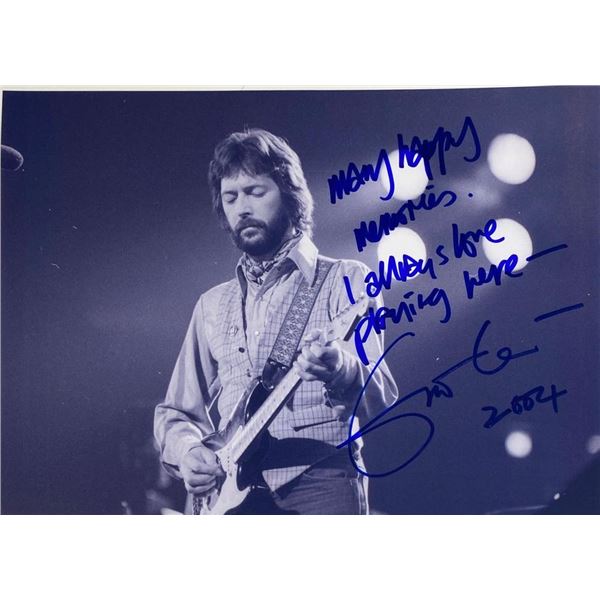 Eric Clapton facsimile signed photo