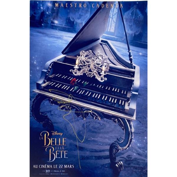 Beauty and the Beast Stanley Tucci facsimile signed movie photo