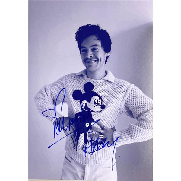 Harry Styles facsimile signed  photo