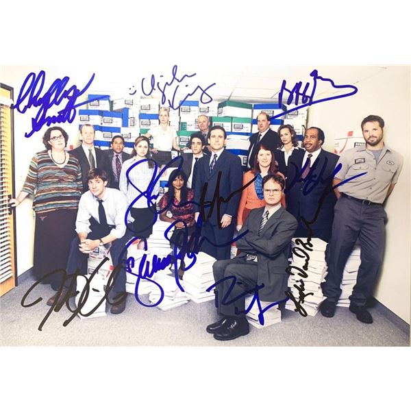 The Office cast facsimile signed  photo