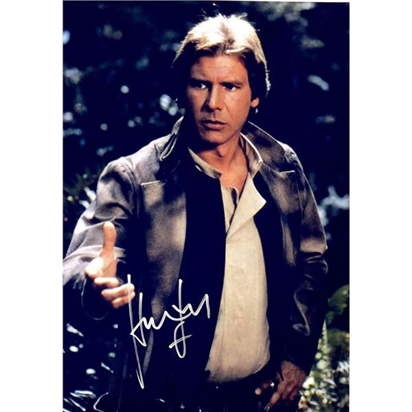 Star Wars Harrison Ford facsimile signed movie photo