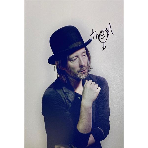 Thom Yorke facsimile signed photo