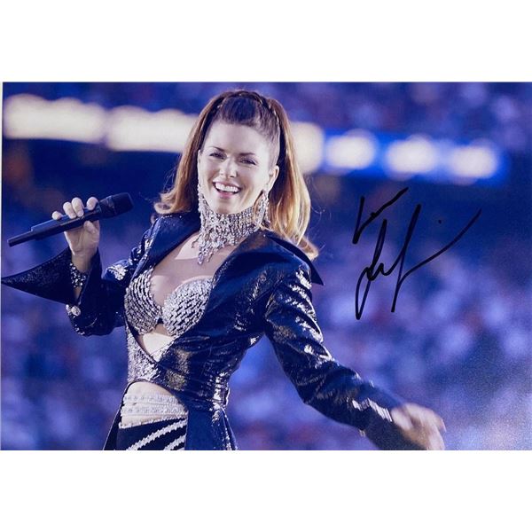 Shania Twain facsimile signed photo