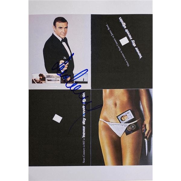 Never Say Never Again Sean Connery facsimile signed movie photo