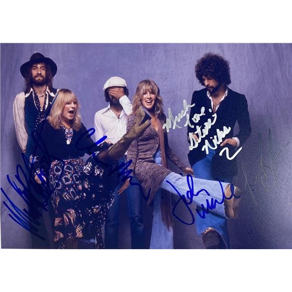 Fleetwood Mac facsimile band signed photo