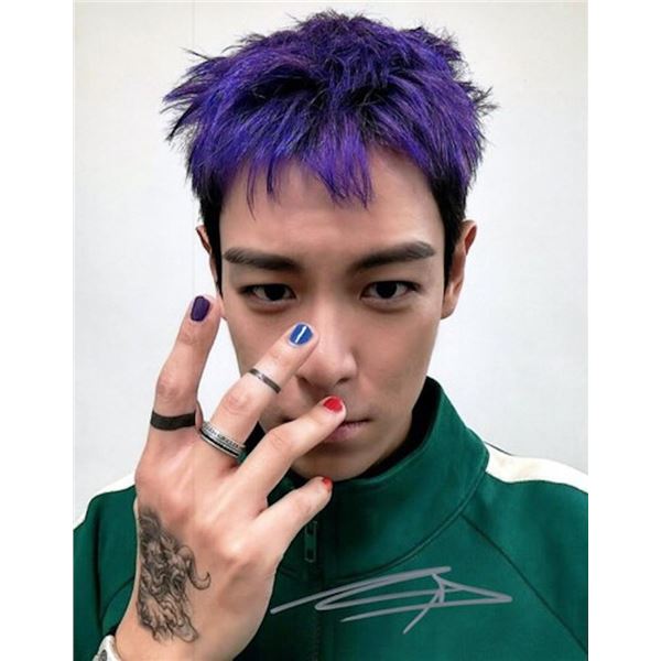 K-Pop BIGBANG Choi Seung-hyun facsimile signed photo