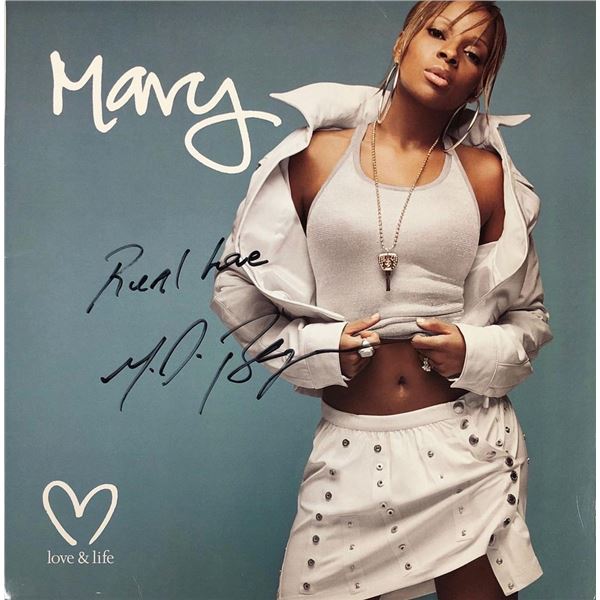 Mary J. Blige facsimile signed  photo