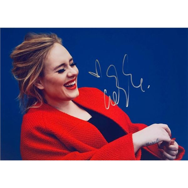 Grammy winner Adele facsimile signed photo