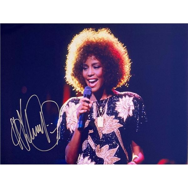 Whitney Houston facsimile signed  photo
