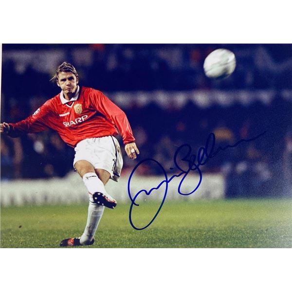 David Beckham facsimile signed  photo